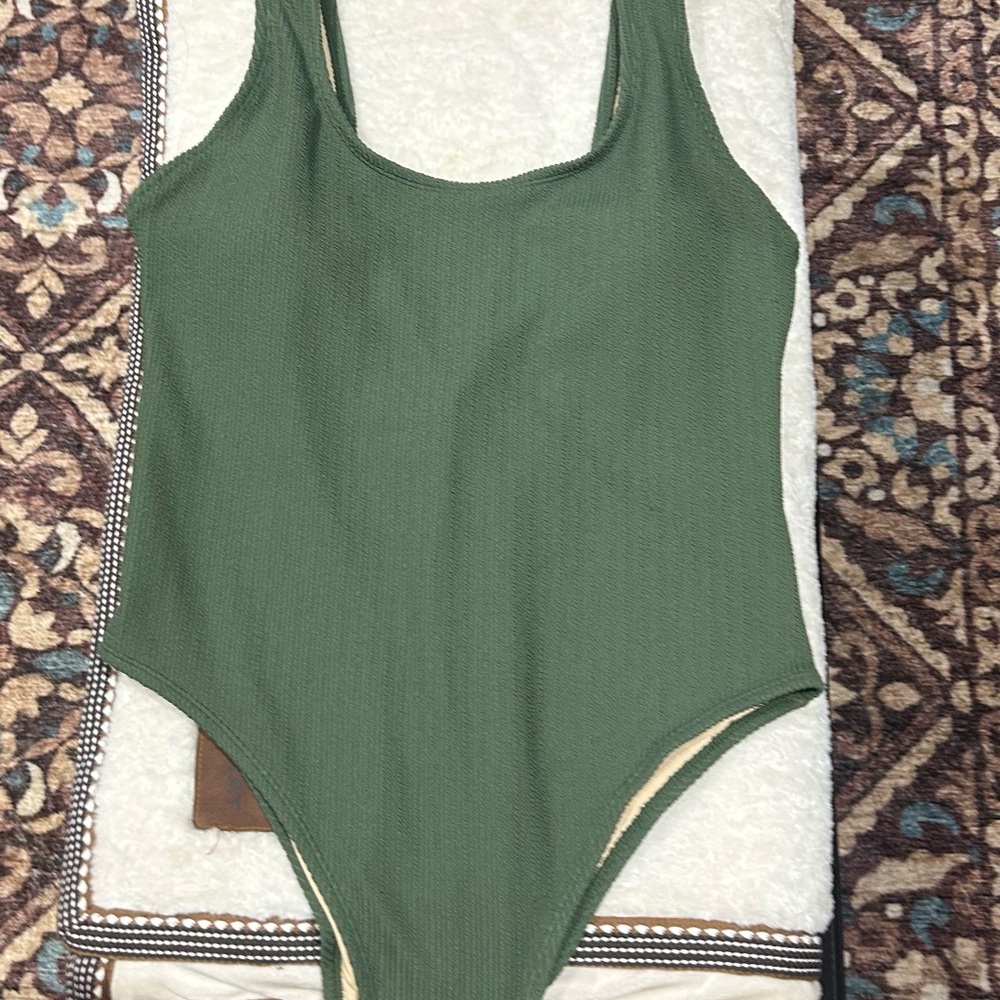 Cotton On Body Forest Green One Piece Swimsuit